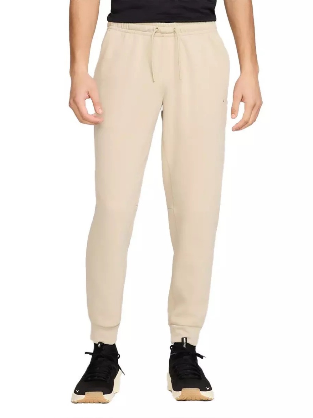 NEW Nike Primary Fleece Men's Dri-FIT UV Performance Joggers Desert Khaki Sz L